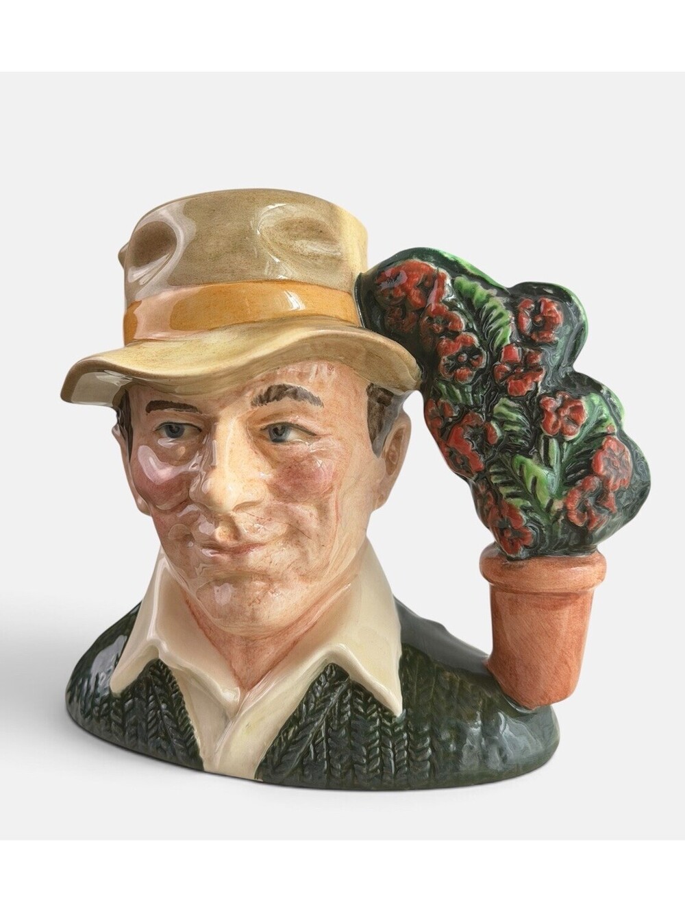 Vintage Royal Doulton "The Gardener" Character Jug / D6868 4”